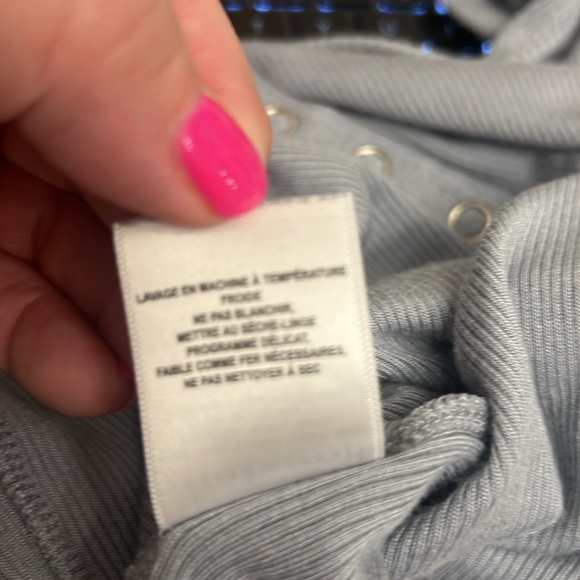 Maison t Gray bodysuit. Medium. Excellent used condition. - Picture 10 of 10